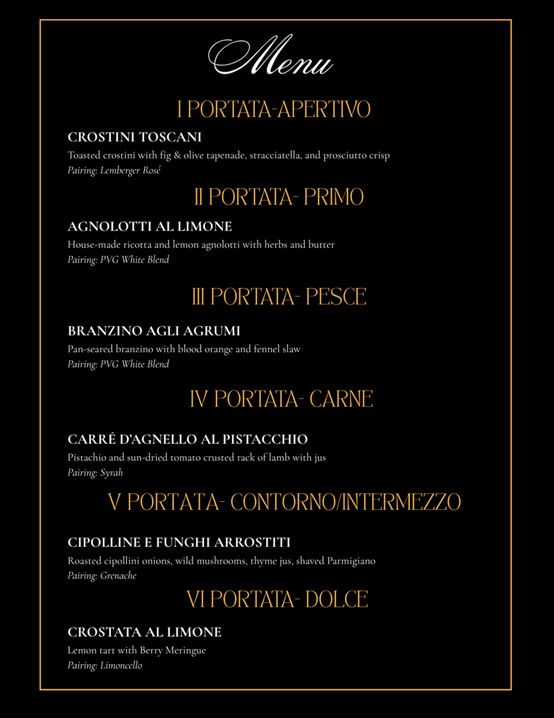 Ciao Trattoria Dinner