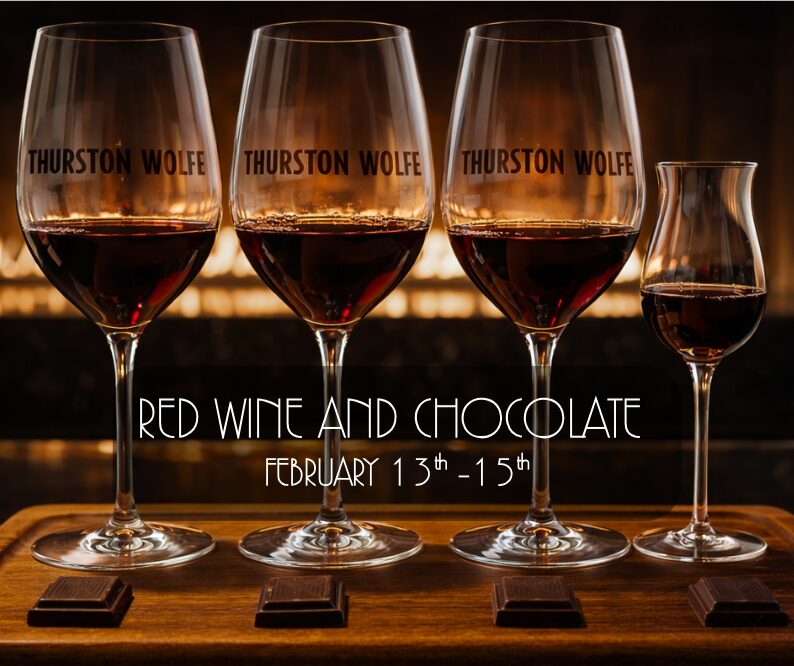 red wine and chocolates (email newsletter)