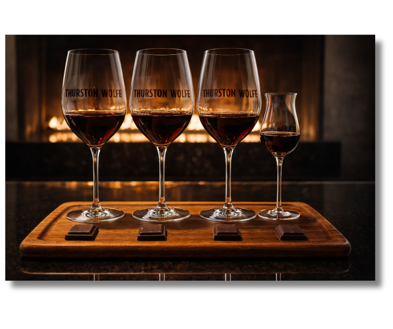 Red Wine and Chocolate Valentine's Day event at Thurston Wolfe Winery Prosser.